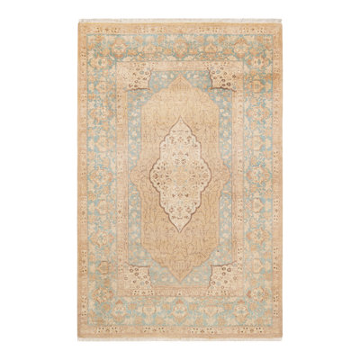 Classic One-of-a-Kind 4' 1" X 6' 4" Hand Knotted Area Rug