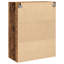 Wall Cabinet Wall-mounted Engineered Wood Rectangular Storage Solution-1890670340