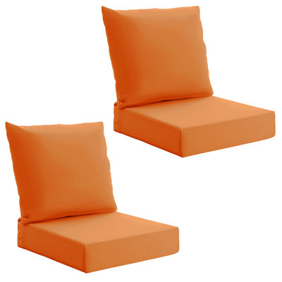 Outdoor 5.1" Thick Cushion Set - Back Cushions And Seat Cushions