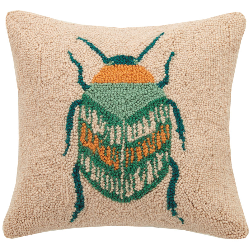 Coussin en laine Jewel Beetle