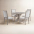 Walter Round Dining Table With 4 Upholstered Chairs