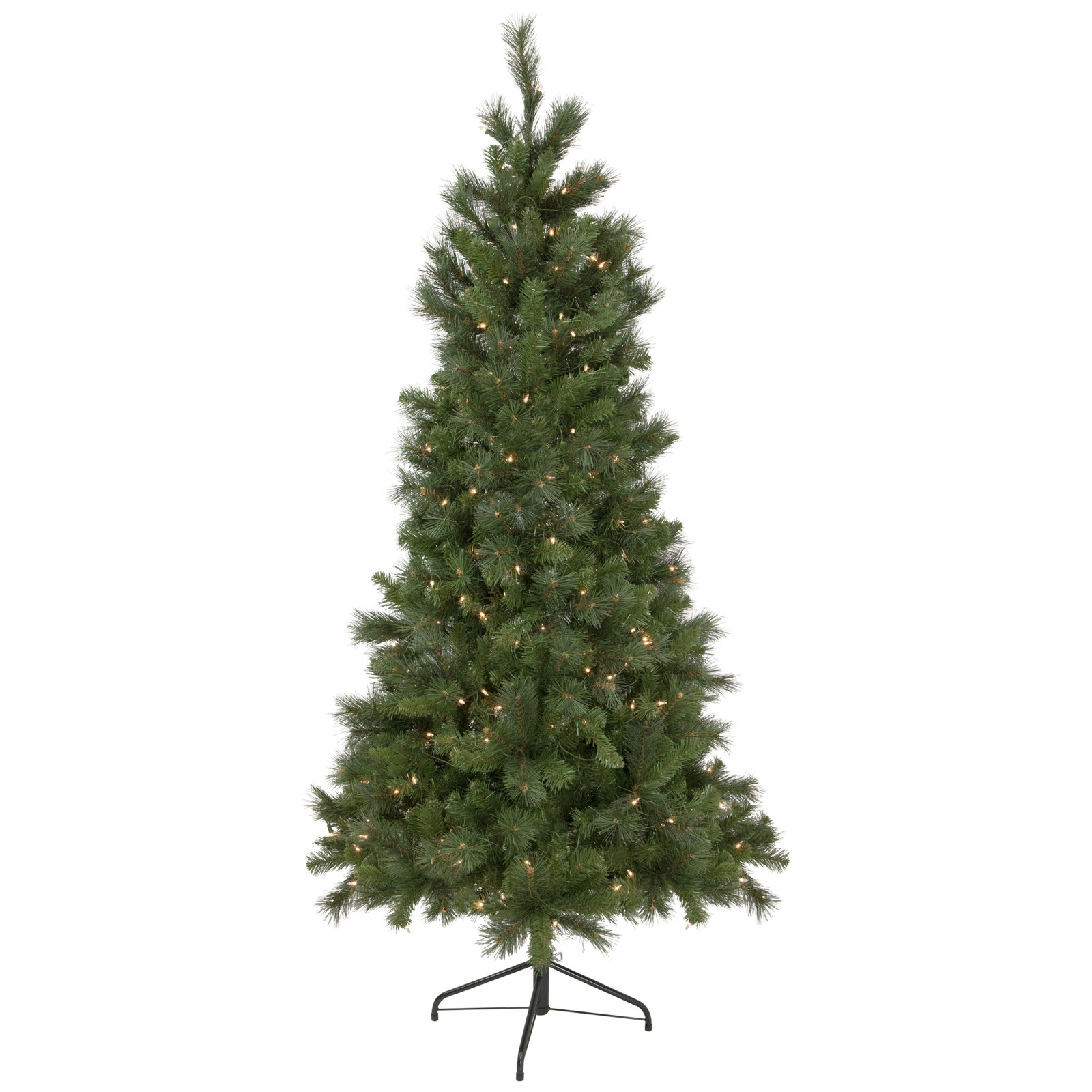6.5' Pre-Lit Pine Christmas Tree