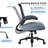 Hristos Heavy Duty 500LBS Ergonomic Office Chair With Adjustable Back Tilt and Lumbar Support-1359213334