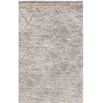 Natura Hand-Woven Geometric Wool and Cotton Rug