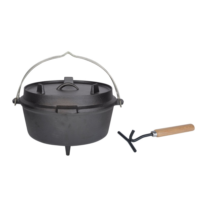 Esschert Design Faitout rond en fonte