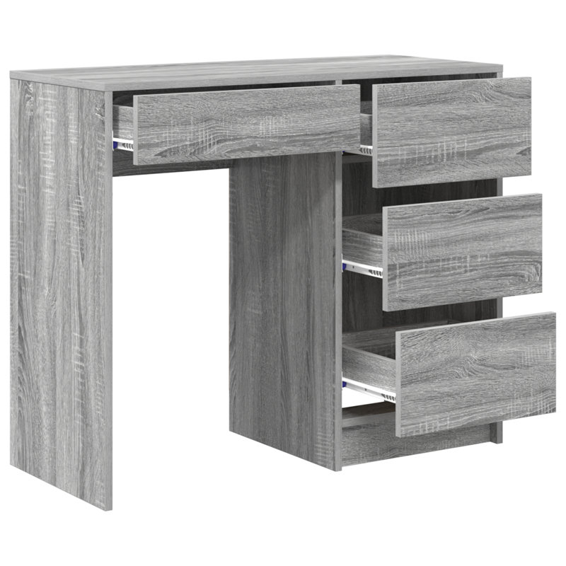 Writing Desk Engineered Wood Medium, Grey Sonoma