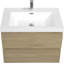 Meuble-lavabo simple 29,55 po avec plateau en résine mâle-504444301