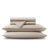 4 Pieces Split King Cotton Sheet Set,Linen
