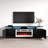 Genoveva 71" Modern TV Stand with Electric Fireplace, High Gloss Finish, Media Storage-668799329