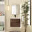 Zykaria 24 " W Wall Mounted Single Vanity Bathroom Vanity With Ceramic Top-284218580-284218581