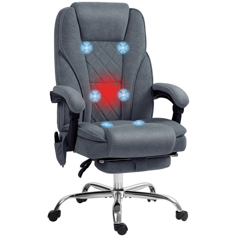 Velvet Office Chair, Gray