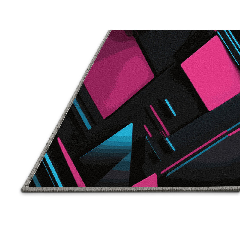Cosmic Wave Rug, Square 8'