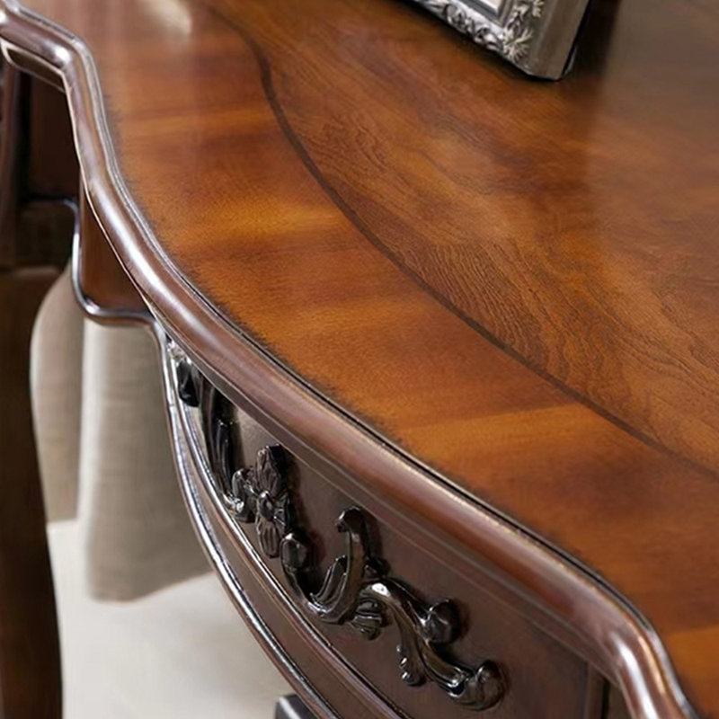 Table d'entrée en bois massif de style américain.