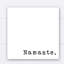 «Namaste», reproduction d'art textuel sur toile-27055003-27055000