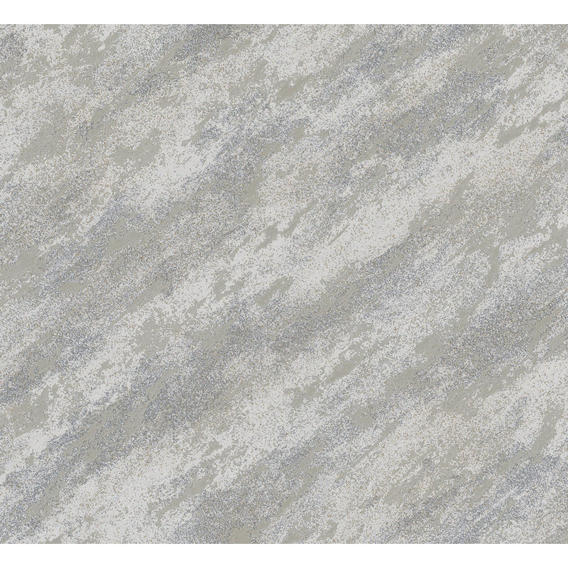 Eclectic 33cm x 70cm Semi-Gloss Wallpaper Roll, Grey
