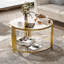 Table basse en verre