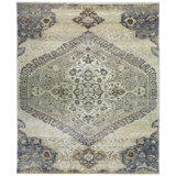 Gray Alchemy Transitional Silk Wool Blend Rug - 11'5" x 13'8"