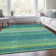 Premium Machine Washable Prisco Teal Rug