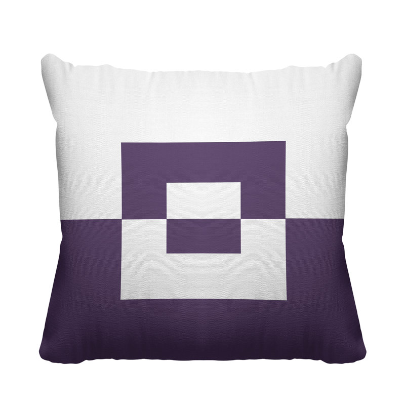 Coussin décoratif intérieur / extérieur Granger, L 15 po x H 15 po, Violet