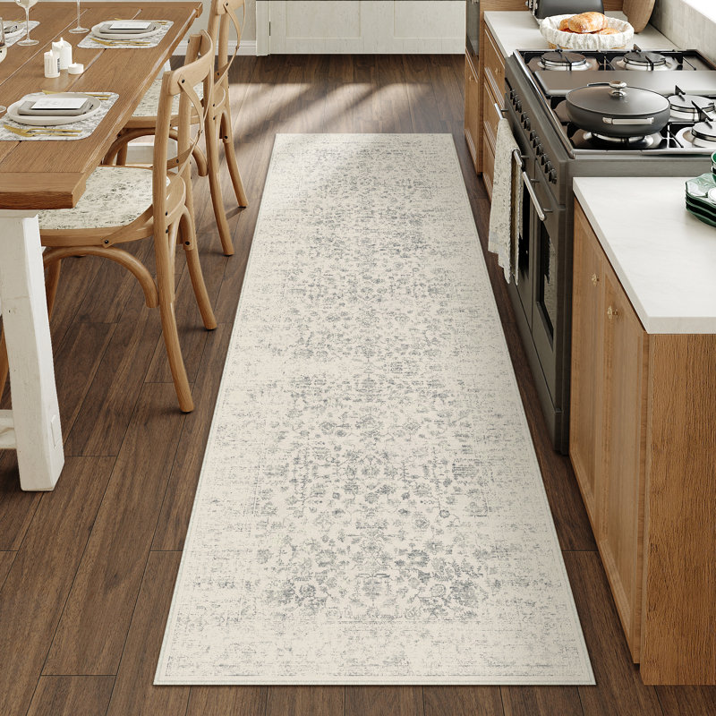 Tapis d'intérieur lavable à la machine avec envers antidérapant Yaie, Tapis de couloir 2 pi x 8 pi