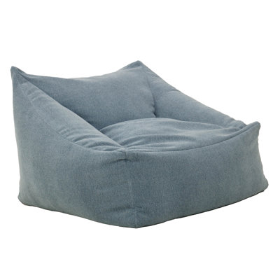 Cooper Soft Filled Bean Bag Chair - Sky by Trule