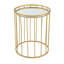 Ensemble de tables d'appoint en métal Beom