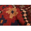Kilim rouge Kashkoli 4 pi 11 po x 11 pi 6 po