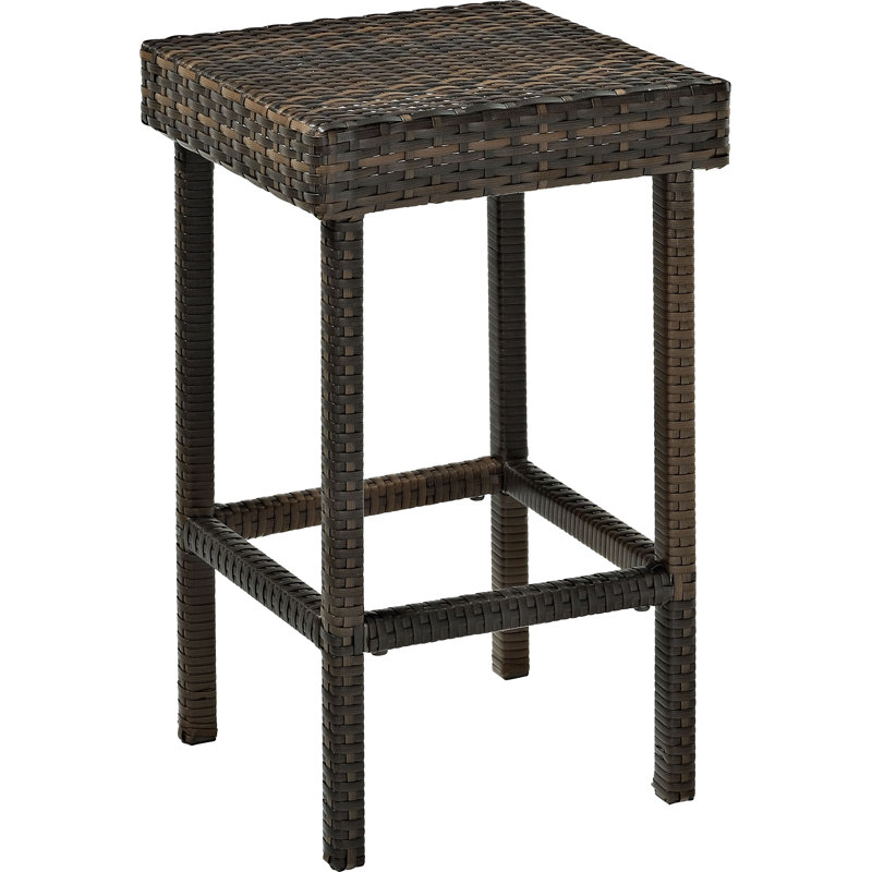 Tabouret de comptoir Vaishal, 25", Brun, Brun