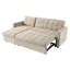 Harriet 3 Seater Sofa Bed-1941316529