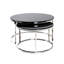 Duplessis Glass Top Frame End Table