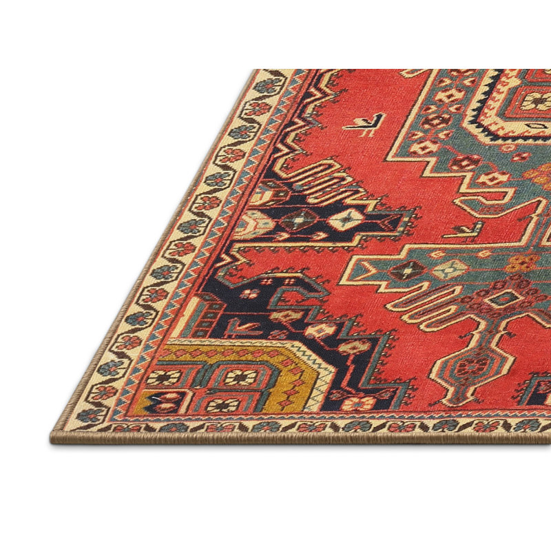 Tapis rouge à motif sud-ouest, Rectangle 8 pi x 12 pi
