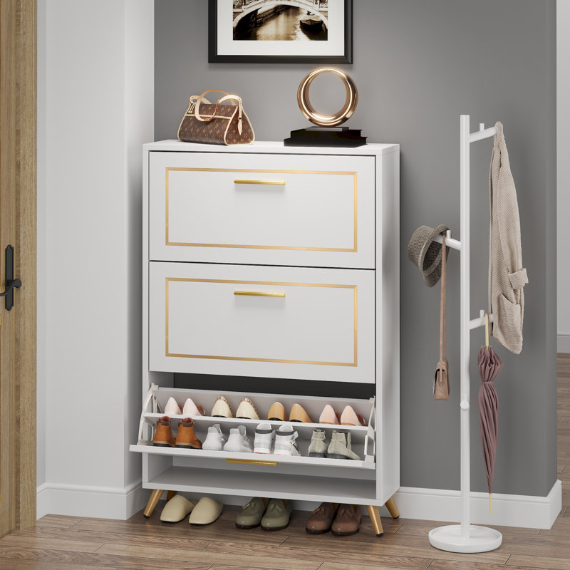 20 Pair Flip Down Shoe Storage