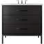 Rift White Oak Three-Drawer Single Bath Vanity-594554521-594554515-595194204