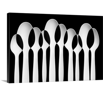 «Spoon Abstract - Forest» par Jacqueline Hammer - impression d'art graphique