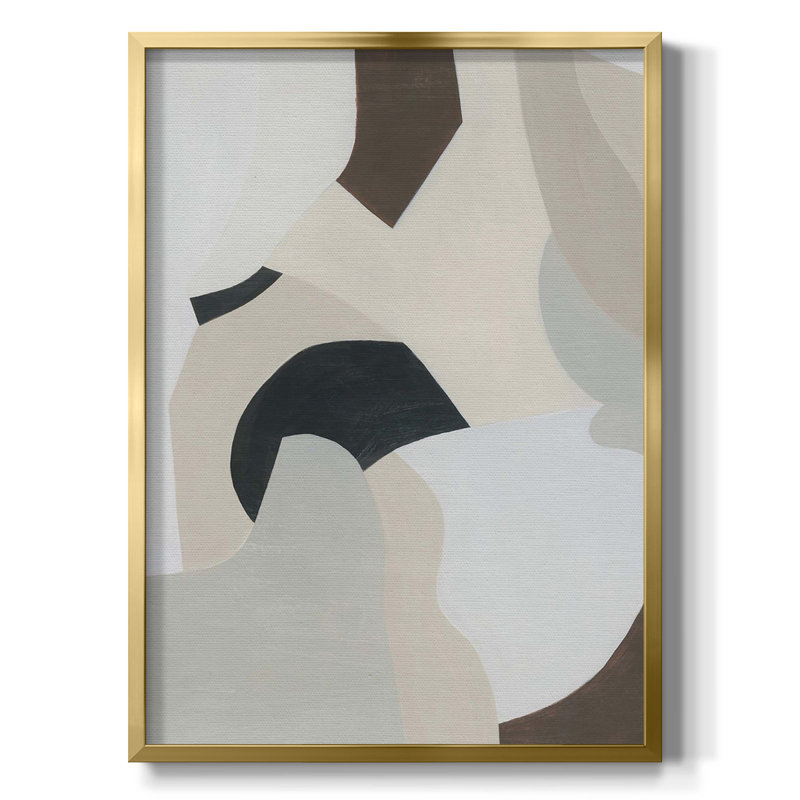 «Shifting Neutrals I», reproduction encadrée de qualité supérieure - prête à être accrochée, H 36,5 po x l 26,5 po