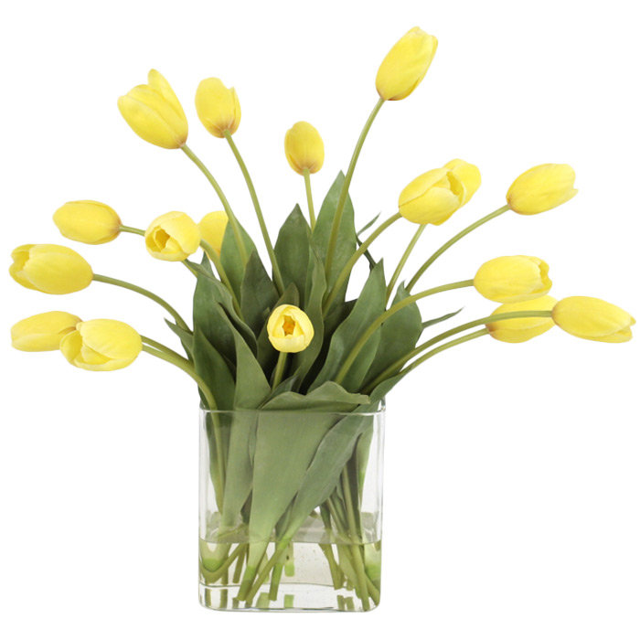 Tauber Polysilk Arrangement in Vase