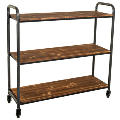 Lavertue 94.5cm H x 98cm W Etagere Bookcase
