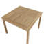 Square Teak Outdoor Dining Table , 100cm W 100cm D