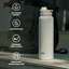 Bouteille de sport légère en acier inoxydable avec poignée TYESO, 40 oz-120343782