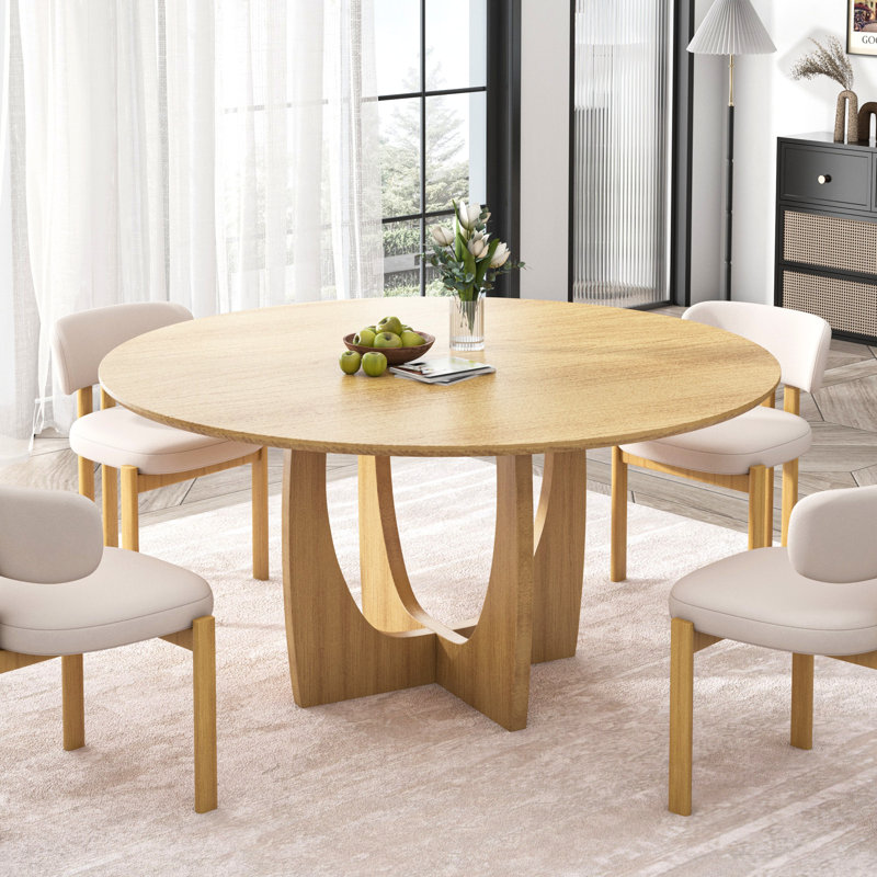 Table de salle à manger 30 "H, H 30 po x L 42 po x l 42 po, Bois naturel
