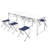 Rectangular Wood Folding Outdoor Camping Table , in. W 23.6'' in. D-1821085069