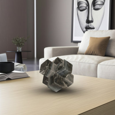 Sculpture en marbre fait à la main l 6,5 po Ferdi