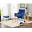 Fauteuil en velours de 28 po Evatt-1554014145