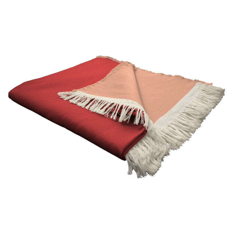 Dallas Throw Blanket, Red/Papaya