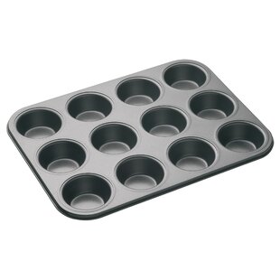  MasterClass KCMCHB57 30 cm Deep Cake Tin with PFOA Free Non  Stick and Loose Bottom, 1 mm Carbon Steel, 12 Inch Large Round Pan, Grey:  Muffin Pans: Home & Kitchen