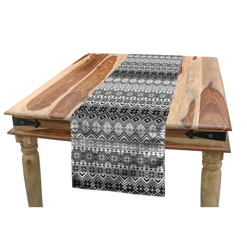 Chemin de table nordique, 72 po x 16 po