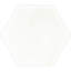 Carrelage mural en marbre poli Iona Mist Hexagon 8 po x 9 po