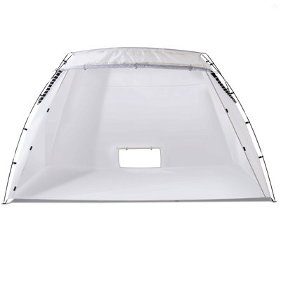 Cabine de peinture portable, tente de peinture en aérosol plus grande avec plancher et moustiquaire intégrés, station de peinture pour outils de bricolage, abri de peinture en aérosol 10 x 7 x 6 pi