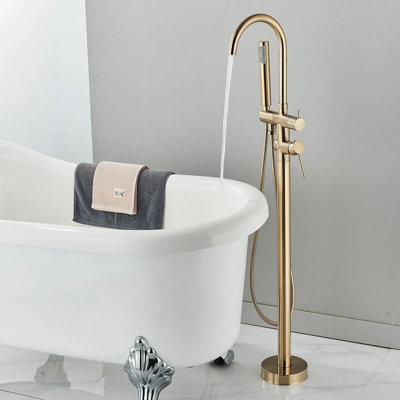 1 Handle Basement Freestanding Tub Filler Bath Filler