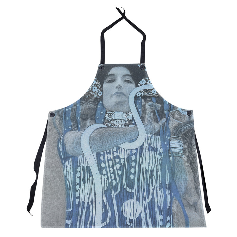 Tablier de hygeia gustav klimt,, Bleu